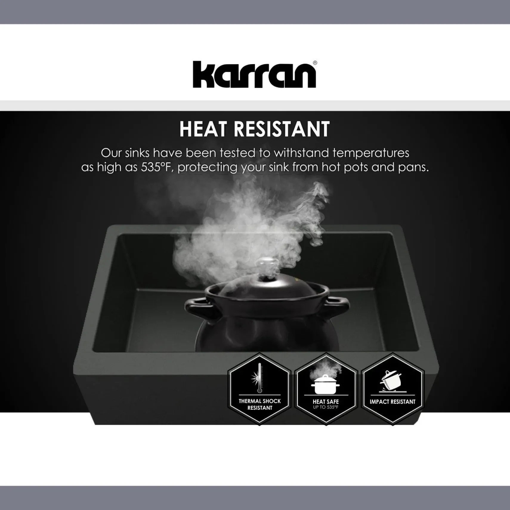 Karran 34" Undermount Quartz Composite Kitchen Sink, 60/40 Double Bowl, Bisque, QU-721-BI