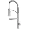 Karran Adlington 1.8 GPM Single Lever Handle Lead-free Brass ADA Kitchen Faucet, Pull-Down, Stainless Steel, KKF360SS