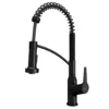 Karran Alston 1.8 GPM Single Lever Handle Lead-free Brass ADA Touchless Kitchen Faucet, Pull-Down, Matte Black, KKF215MB