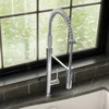 Karran Bluffton Single Lever Handle Lead-free Brass ADA Kitchen Faucet, Pull Down, Chrome, KKF220C