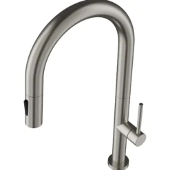 Karran Brynford 1.8 GPM Single Lever Lead-free Brass ADA Kitchen Faucet, Pull-Down, Spot Free Stainless Steel, KKF730SFSS