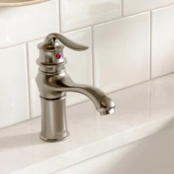 Karran Dartford 1.2 GPM Single Lever Handle Lead-free Brass ADA Bathroom Faucet, Basin, Stainless Steel, KBF430SS