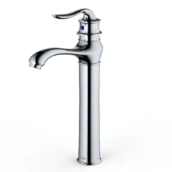Karran Dartford 1.2 GPM Single Lever Handle Lead-free Brass ADA Bathroom Faucet, Vessel, Chrome, KBF432C