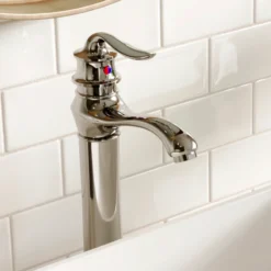 Karran Dartford 1.2 GPM Single Lever Handle Lead-free Brass ADA Bathroom Faucet, Vessel, Chrome, KBF432C