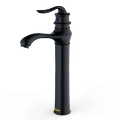 Karran Dartford 1.2 GPM Single Lever Handle Lead-free Brass ADA Bathroom Faucet, Vessel, Matte Black, KBF432MB