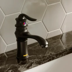 Karran Dartford 1.2 GPM Single Lever Handle Lead-free Brass ADA Bathroom Faucet, Basin, Matte Black, KBF430MB