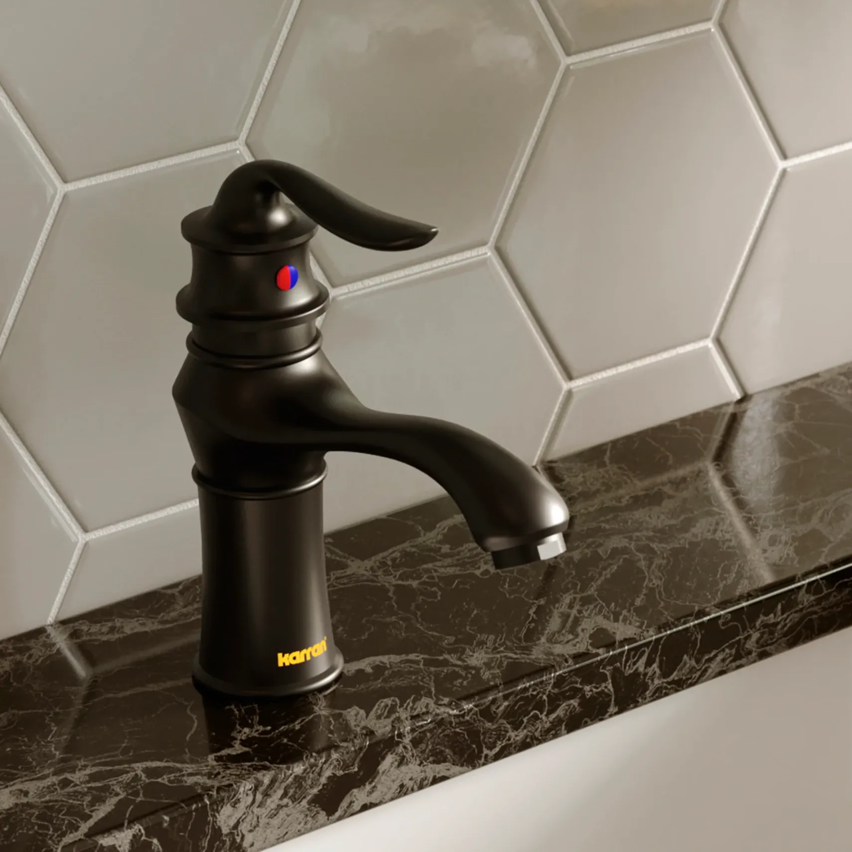 Karran Dartford 1.2 GPM Single Lever Handle Lead-free Brass ADA Bathroom Faucet, Basin, Matte Black, KBF430MB
