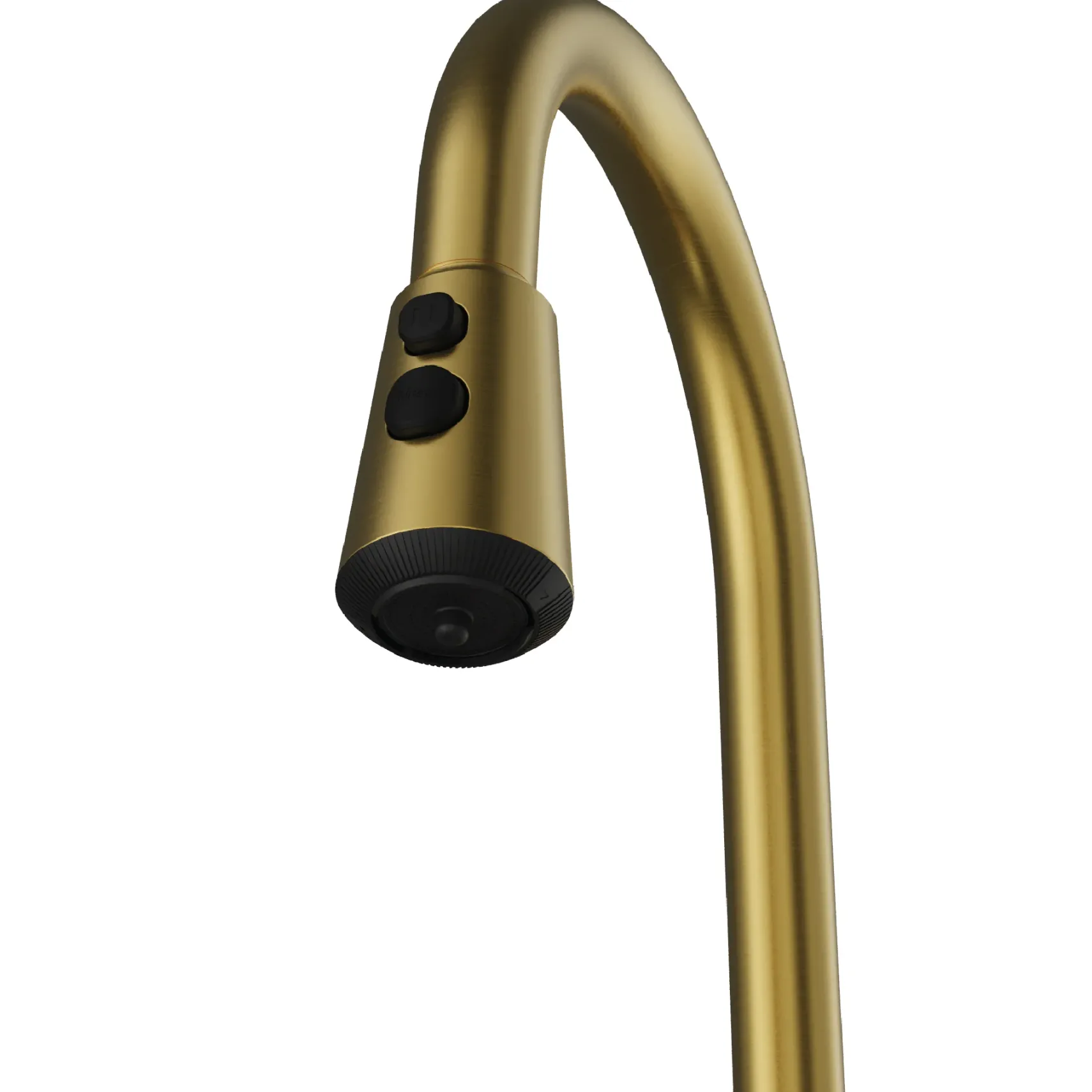 Karran Elmsworth 1.8 GPM Single Lever Lead-free Brass ADA Kitchen Faucet, Pull-Down, Spot-Free Brushed Gold, KKF760SFBG