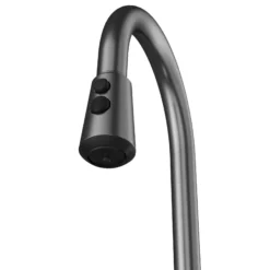 Karran Elmsworth 1.8 GPM Single Lever Lead-free Brass ADA Kitchen Faucet, Pull-Down, Spot-Free Gunmetal Grey, KKF760SFGG