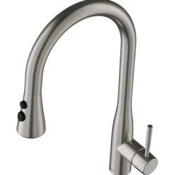 Karran Faraday 1.8 GPM Single Lever Lead-free Brass ADA Kitchen Faucet, Pull-Down, Spot Free Stainless Steel, KKF750SFSS