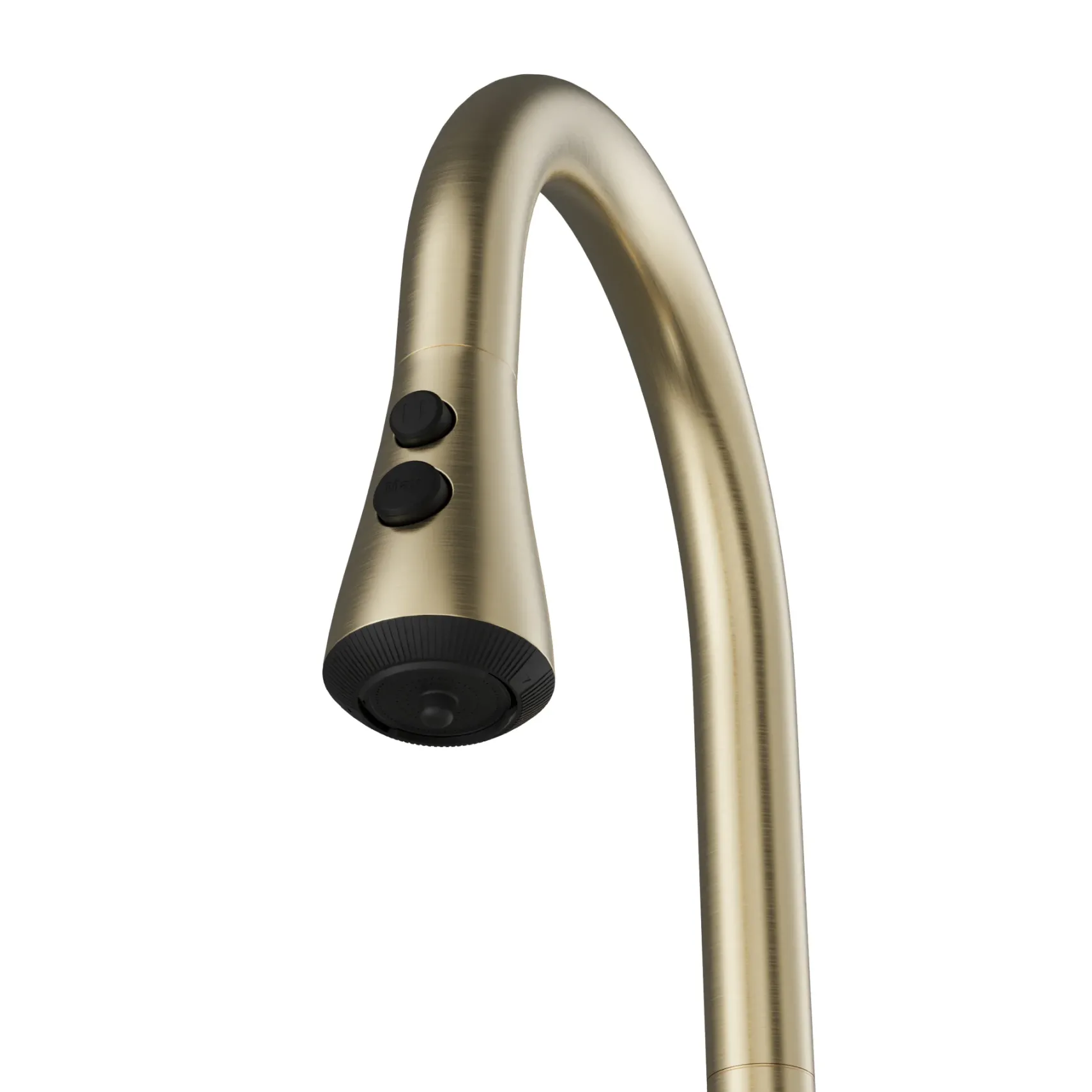 Karran Faraday 1.8 GPM Single Lever Lead-free Brass ADA Kitchen Faucet, Pull-Down, Spot-Free Champagne Bronze, KKF750SFCB