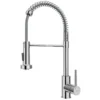 Karran Kadira 1.8 GPM Single Lever Handle Lead-free Brass ADA Kitchen Faucet, Pull-Down, Chrome, KKF225C