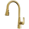 Karran Kadoma 1.8 GPM Single Lever Handle Lead-free Brass ADA Kitchen Faucet, Pull-Down Kitchen, Brushed Gold, KKF340BG