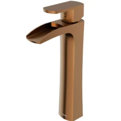 Karran Kassel 1.2 GPM Single Lever Handle Lead-free Brass ADA Bathroom Faucet, Vessel, Brushed Copper, KBF442BC