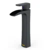 Karran Kassel 1.2 GPM Single Lever Handle Lead-free Brass ADA Bathroom Faucet, Vessel, Matte Black, KBF442MB