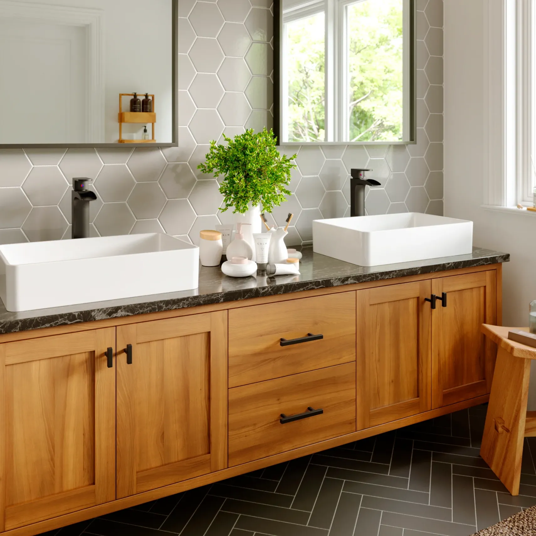 Karran Kassel 1.2 GPM Single Lever Handle Lead-free Brass ADA Bathroom Faucet, Vessel, Matte Black, KBF442MB
