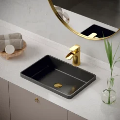 Karran Kassel 1.2 GPM Single Lever Handle Lead-free Brass ADA Bathroom Faucet, Basin, Brushed Gold, KBF440BG
