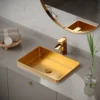 Karran Kassel 1.2 GPM Single Lever Handle Lead-free Brass ADA Bathroom Faucet, Basin, Gold, KBF440G