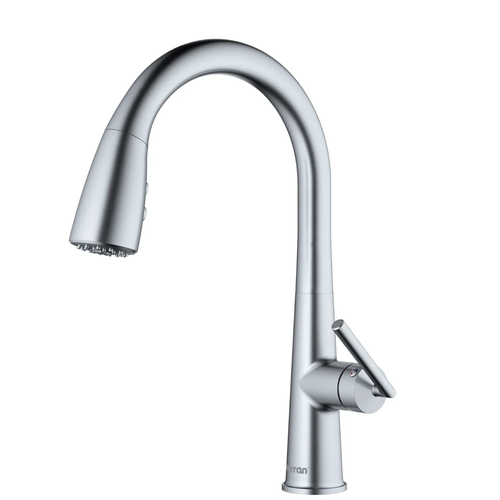 Karran Kentland 1.8 GPM Single Lever Handle Lead-free Brass ADA Kitchen Faucet, Pull-Down Kitchen, Stainless Steel, KKF320SS