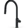 Karran Lagrange 1.8 GPM Single Lever Handle Lead-free Brass ADA Kitchen Faucet, Pull-Down Kitchen, Matte Black, KKF350MB