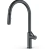 Karran Lagrange 1.8 GPM Single Lever Handle Lead-free Brass ADA Kitchen Faucet, Pull-Down Kitchen, Gunmetal Grey, KKF350GG