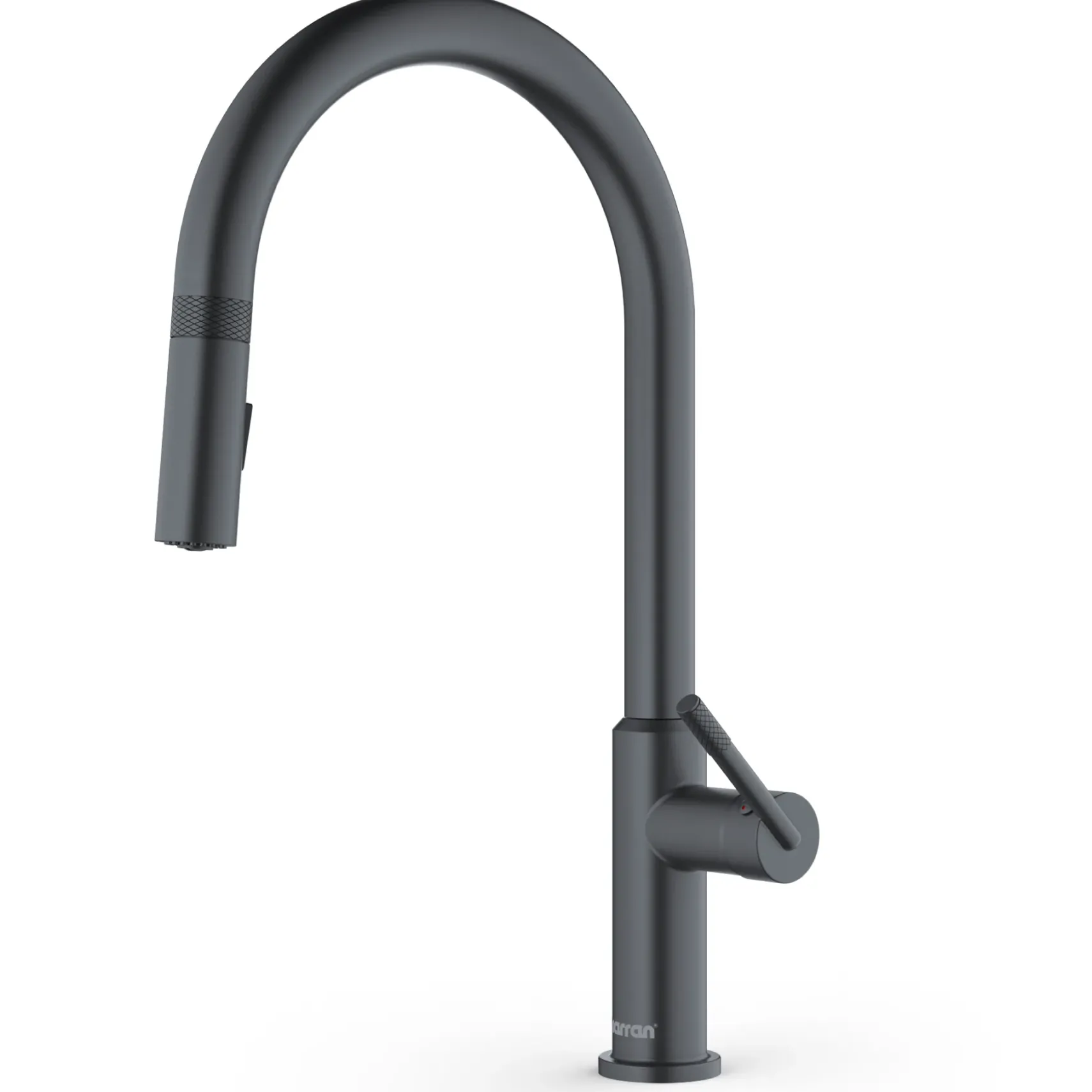 Karran Lagrange 1.8 GPM Single Lever Handle Lead-free Brass ADA Kitchen Faucet, Pull-Down Kitchen, Gunmetal Grey, KKF350GG