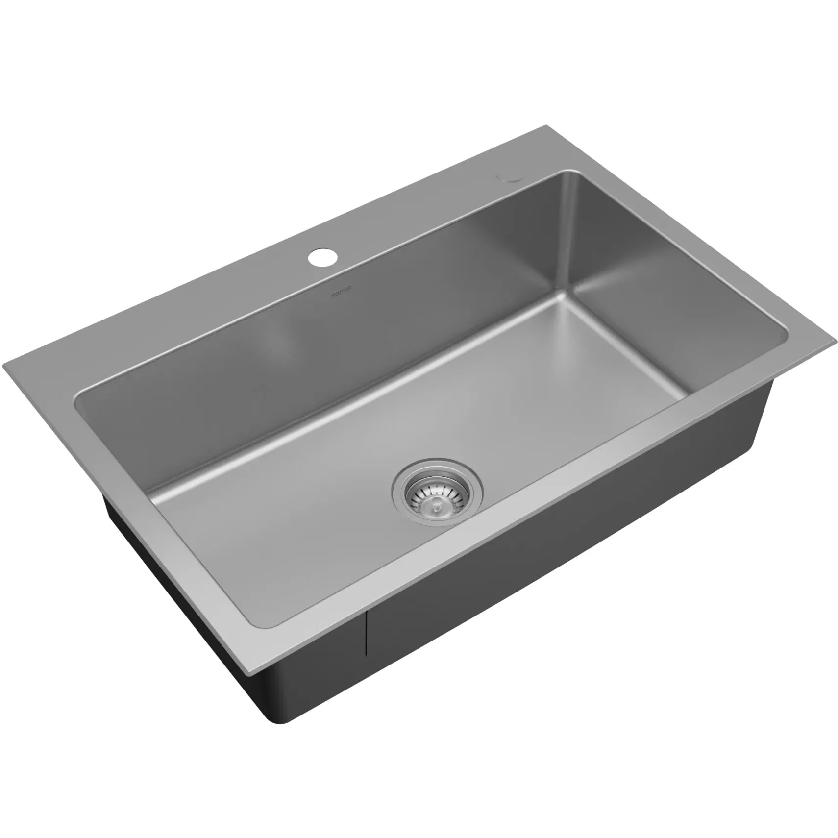 Karran Lansen 33" Drop In Stainless Steel Kitchen Sink, 18 Gauge, TMSB3311-PK1