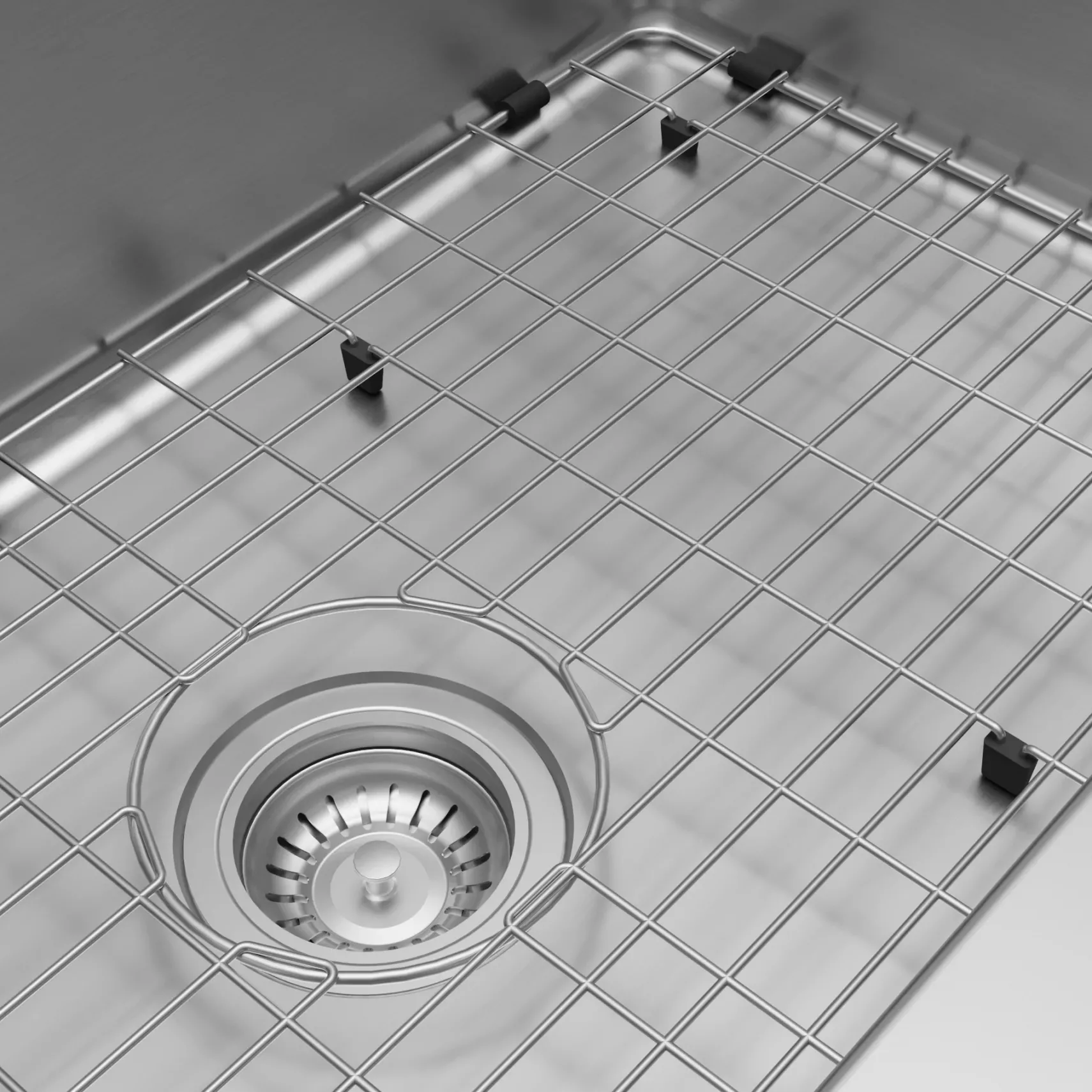 Karran Lansen 33" Drop In Stainless Steel Kitchen Sink, 18 Gauge, TMSB3311-PK1