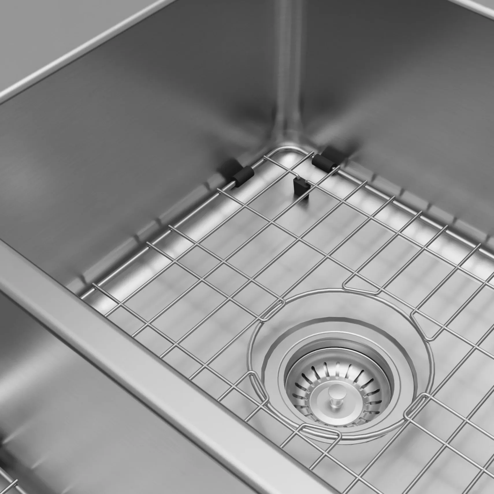 Karran Lansen 33" Drop In Stainless Steel Kitchen Sink, 50/50 Double Bowl, TMDB3311-PK1