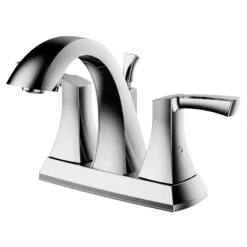 Karran Randburg 1.2 GPM Double Lever Handle Lead-free Brass ADA Bathroom Faucet, Centerset, Chrome, KBF526C