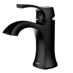 Karran Randburg 1.2 GPM Single Lever Handle Lead-free Brass ADA Bathroom Faucet, Basin, Matte Black, KBF520MB