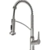 Karran Scottsdale 1.8 GPM Single Lever Handle Lead-free Brass ADA Kitchen Faucet, Pull-Down, Spot-Free Stainless Steel, KKF210SFSS