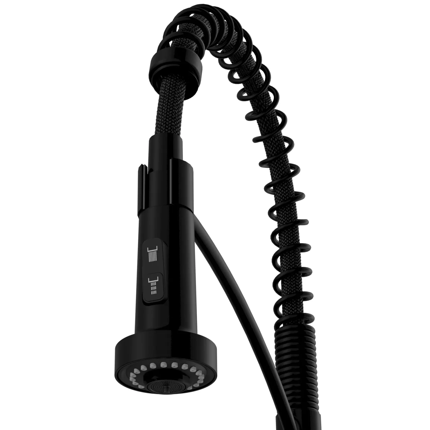 Karran Scottsdale 1.8 GPM Single Lever Lead-free Brass ADA Kitchen Faucet, Pull-Down, Matte Black, KKF740MB