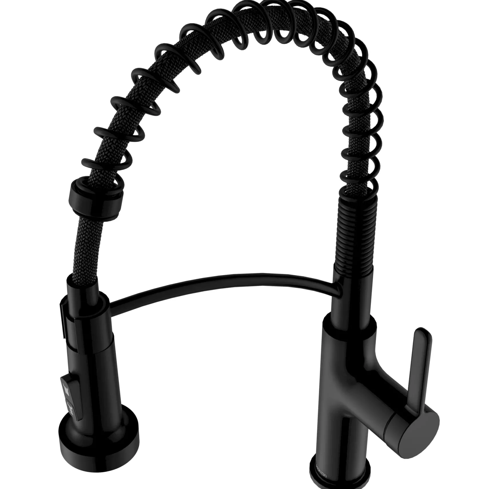 Karran Scottsdale 1.8 GPM Single Lever Lead-free Brass ADA Kitchen Faucet, Pull-Down, Matte Black, KKF740MB