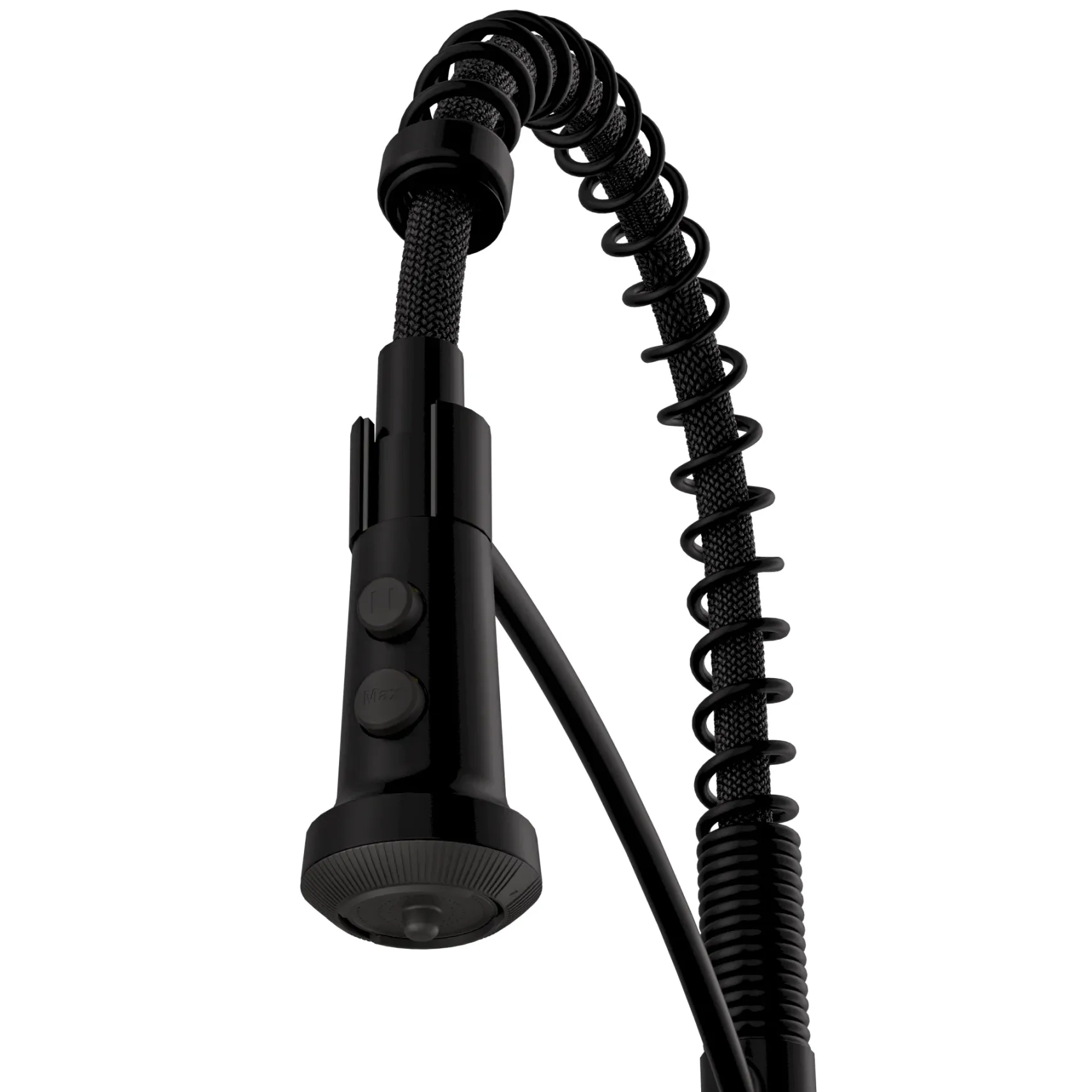 Karran Scottsdale 1.8 GPM Single Lever Lead-free Brass ADA Kitchen Faucet, Pull-Down, Matte Black, KKF740MB