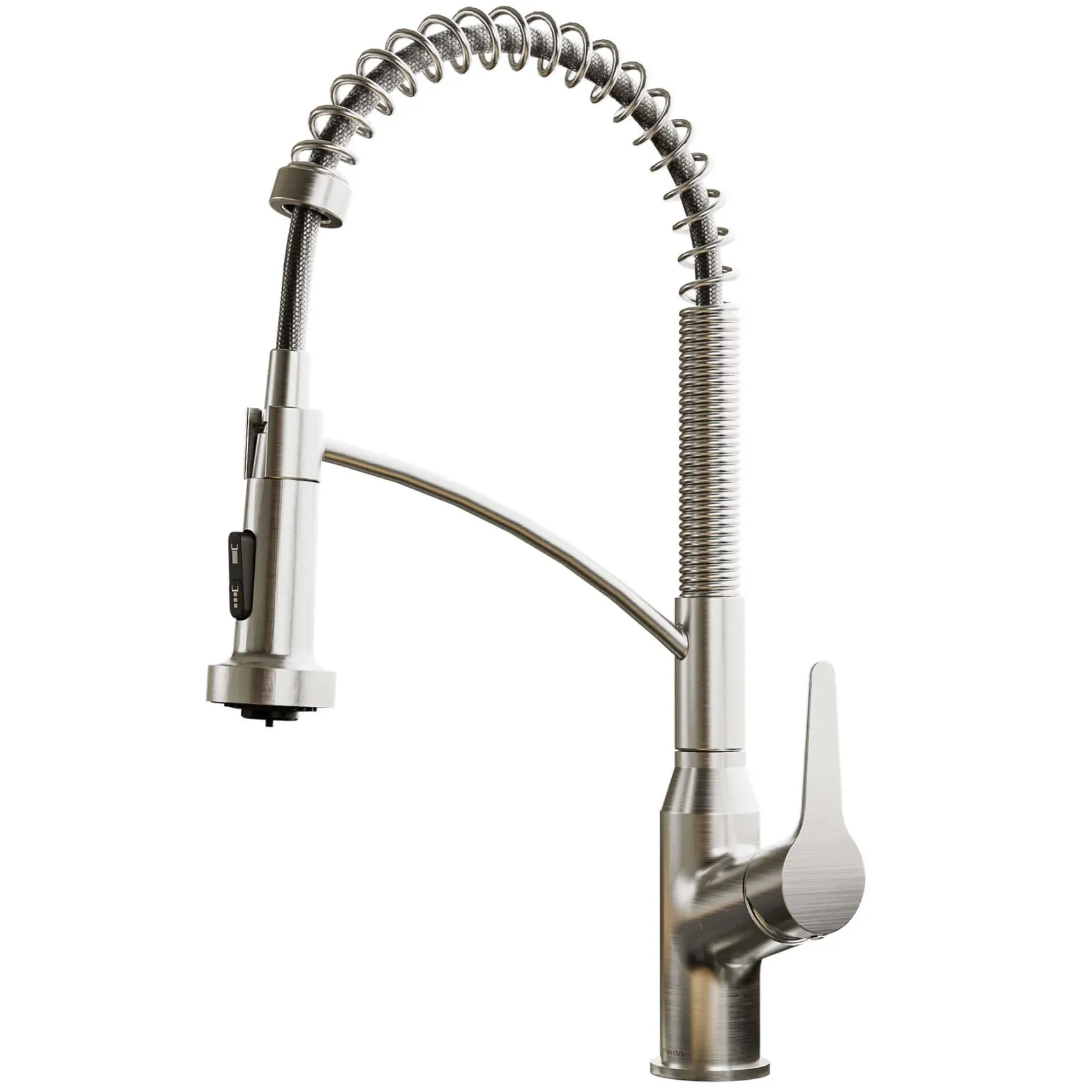 Karran Scottsdale Single Lever Handle Lead-free Brass ADA Kitchen Faucet, Pull Down, Stainless Steel, KKF210SS