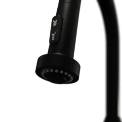 Karran Scottsdale Touchless Pull-Down Kitchen Faucet, Matte Black, Brass, KKF255MB