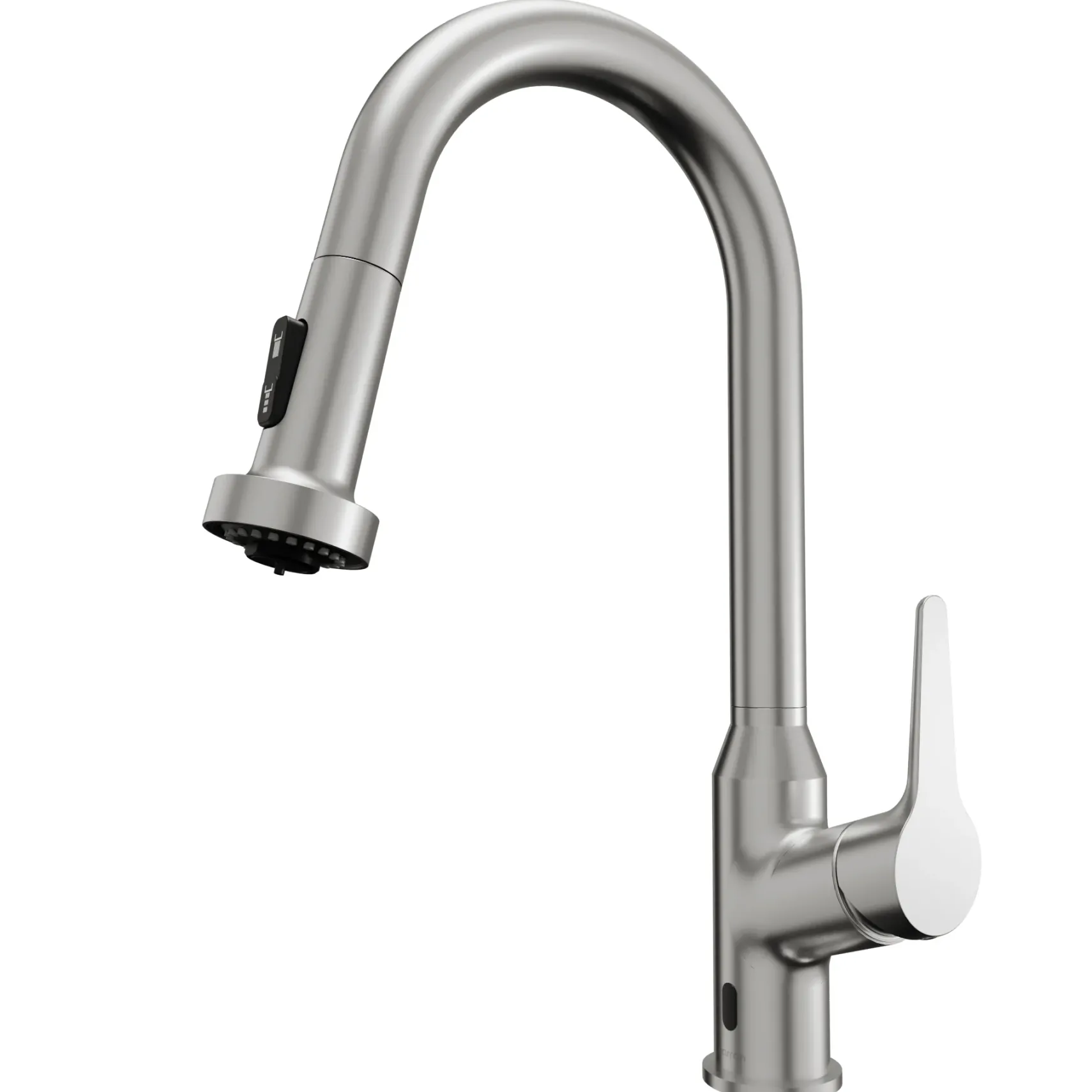 Karran Scottsdale Touchless Pull-Down Kitchen Faucet, Spot Free Stainless Steel, Brass, KKF255SFSS