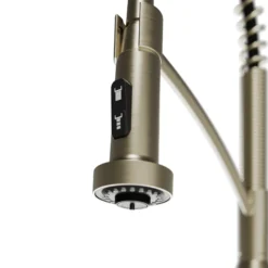 Karran Scottsdale Touchless Pull-Down Kitchen Faucet, Spot-Free Champagne Bronze, Brass, KKF215SFCB