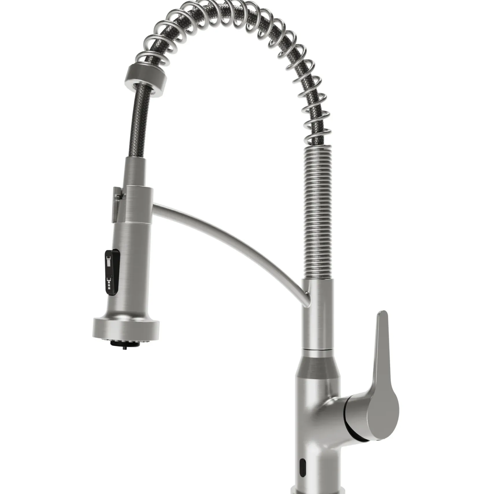 Karran Scottsdale Touchless Pull-Down Kitchen Faucet, Spot Free Stainless Steel, Brass, KKF215SFSS