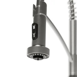 Karran Scottsdale Touchless Pull-Down Kitchen Faucet, Spot Free Stainless Steel, Brass, KKF215SFSS