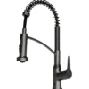 Karran Scottsdale Touchless Pull-Down Kitchen Faucet, Spot-Free Gunmetal Grey, Brass, KKF215SFGG
