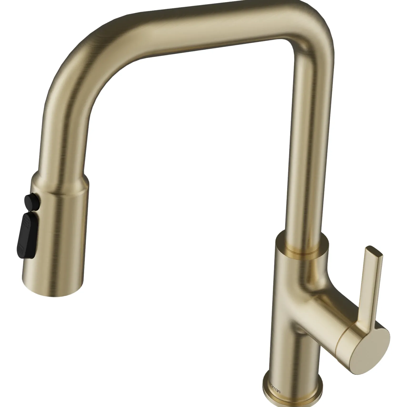 Karran Stalbridge 1.8 GPM Single Lever Lead-free Brass ADA Kitchen Faucet, Pull-Down, Spot-Free Champagne Bronze, KKF710SFCB