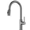 Karran Stalbridge 1.8 GPM Single Lever Lead-free Brass ADA Kitchen Faucet, Pull-Down, Spot-Free Gunmetal Grey, KKF720SFGG
