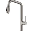 Karran Stalbridge 1.8 GPM Single Lever Lead-free Brass ADA Kitchen Faucet, Pull-Down, Spot Free Stainless Steel, KKF710SFSS
