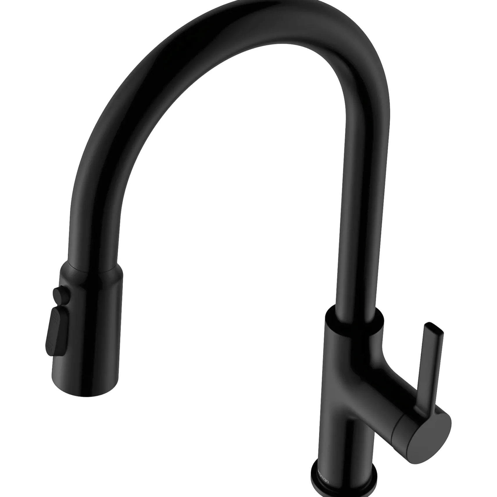 Karran Stalbridge 1.8 GPM Single Lever Lead-free Brass ADA Kitchen Faucet, Pull-Down, Matte Black, KKF720MB