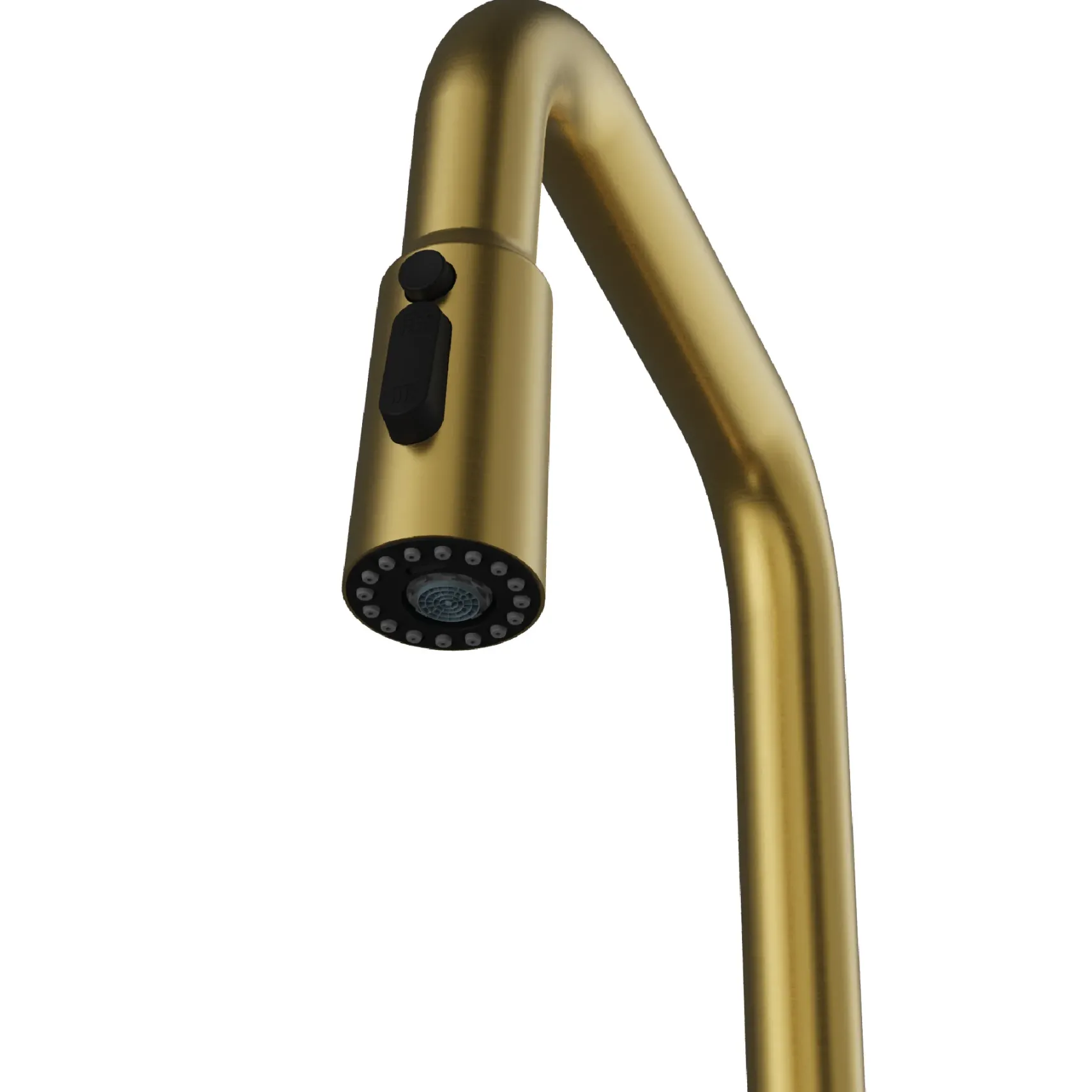 Karran Stalbridge 1.8 GPM Single Lever Lead-free Brass ADA Kitchen Faucet, Pull-Down, Spot-Free Brushed Gold, KKF710SFBG