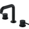Karran Tryst 1.2 GPM Double Lever Handle Lead-free Brass ADA Bathroom Faucet, Widespread, Matte Black, KBF464MB