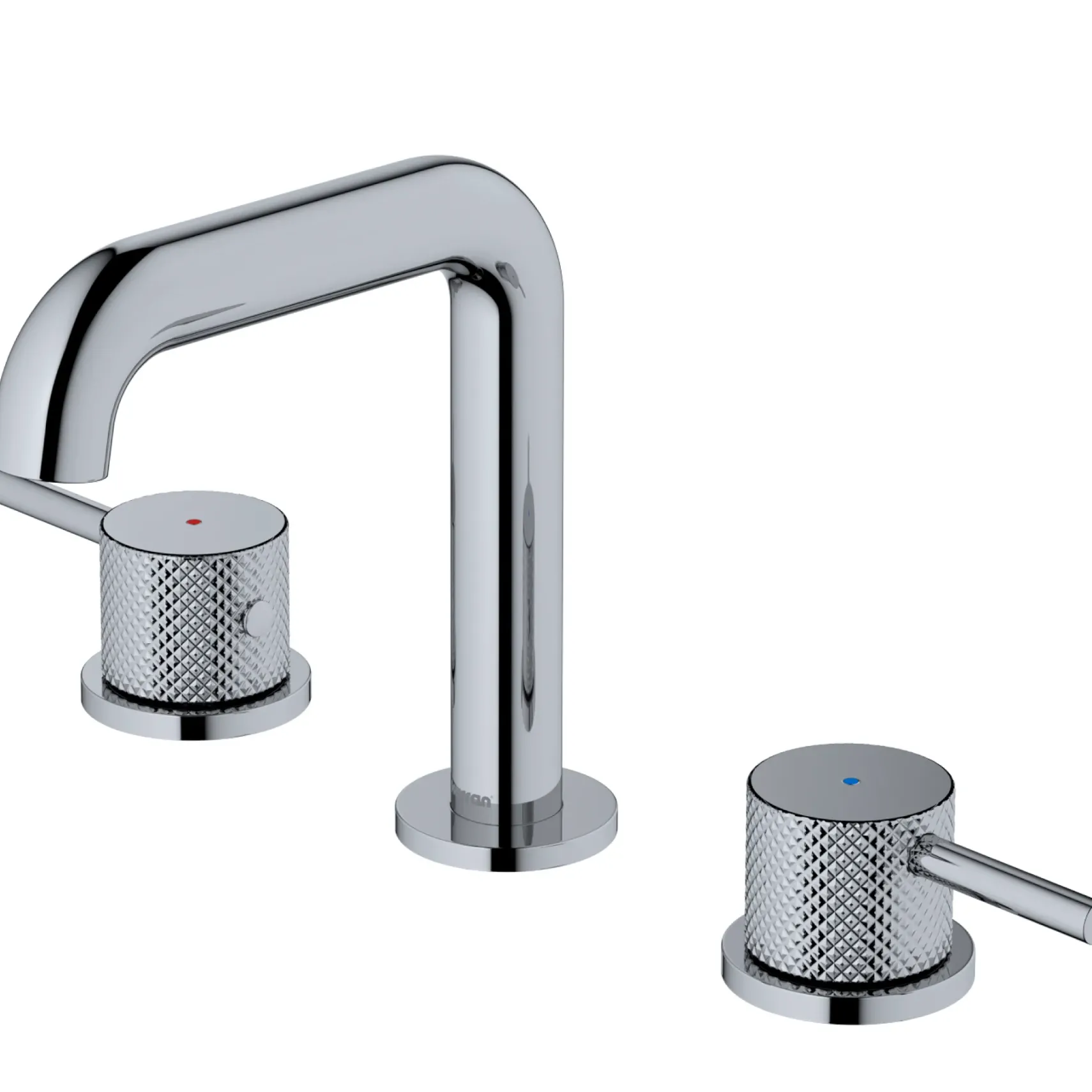 Karran Tryst 1.2 GPM Double Lever Handle Lead-free Brass ADA Bathroom Faucet, Widespread, Chrome, KBF464C