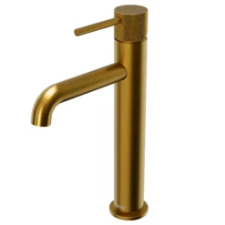 Karran Tryst 1.2 GPM Single Lever Handle Lead-free Brass ADA Bathroom Faucet, Vessel, Gold, KBF462G